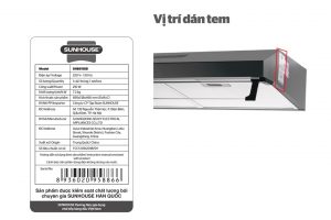 Máy hút mùi âm tủ Sunhouse SHB6118B