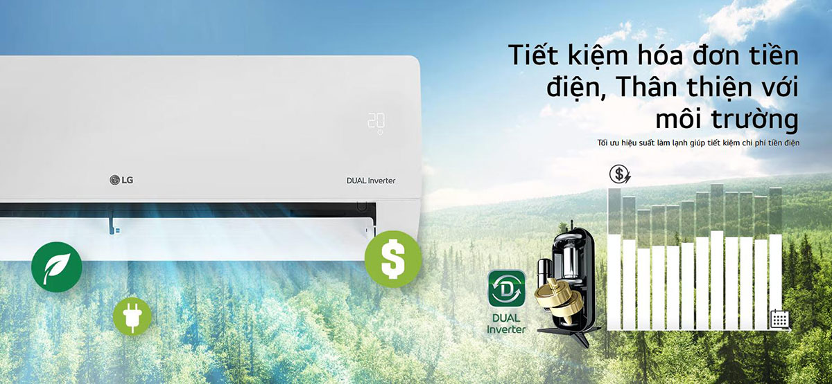 Máy lạnh LG Inverter 1HP IEC09G2