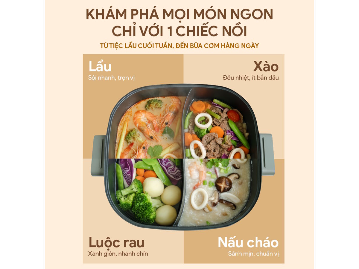 Nồi lẩu điện BlueStone 