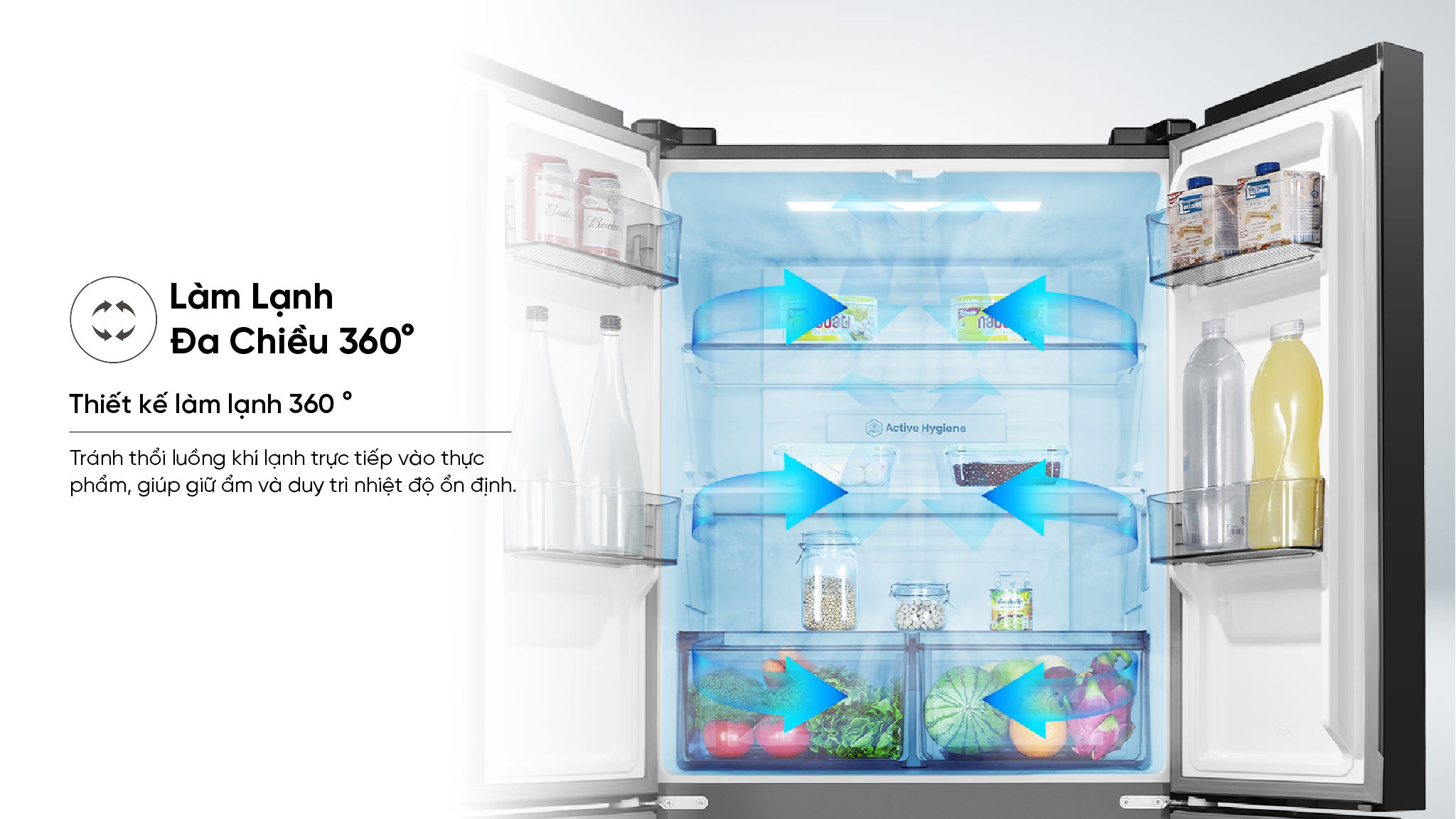 Tủ lạnh Hisense 427 lít RQ559N4EBND