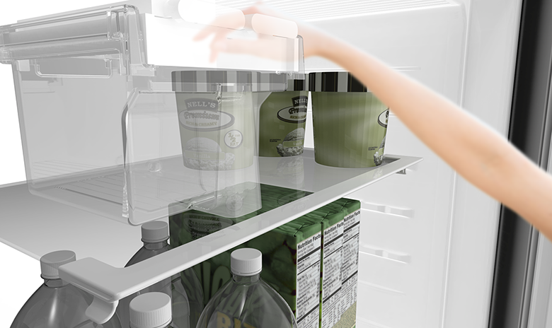 Tủ lạnh Sharp Inverter 430 lít SJ-XP470AE-SL thiết kế tiện lợi