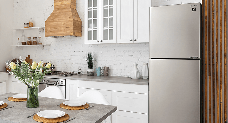 Tủ lạnh Sharp Inverter 430 lít SJ-XP470AE-SL cửa tủ thép