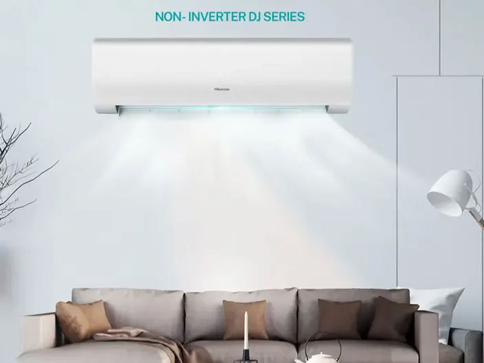 Máy lạnh Hisense 1HP AS-10CR4RYDDJ02 có kiểu dáng treo tường hiện đại