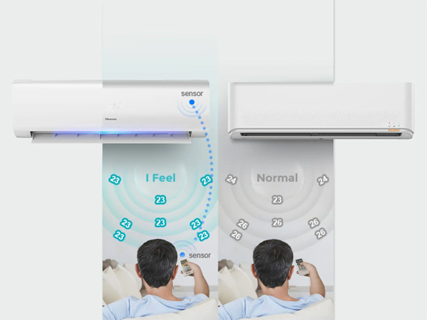 Điều hòa Hisense AS-12TR4RYDTU00B có tính năng cảm biến nhiệt iFeel