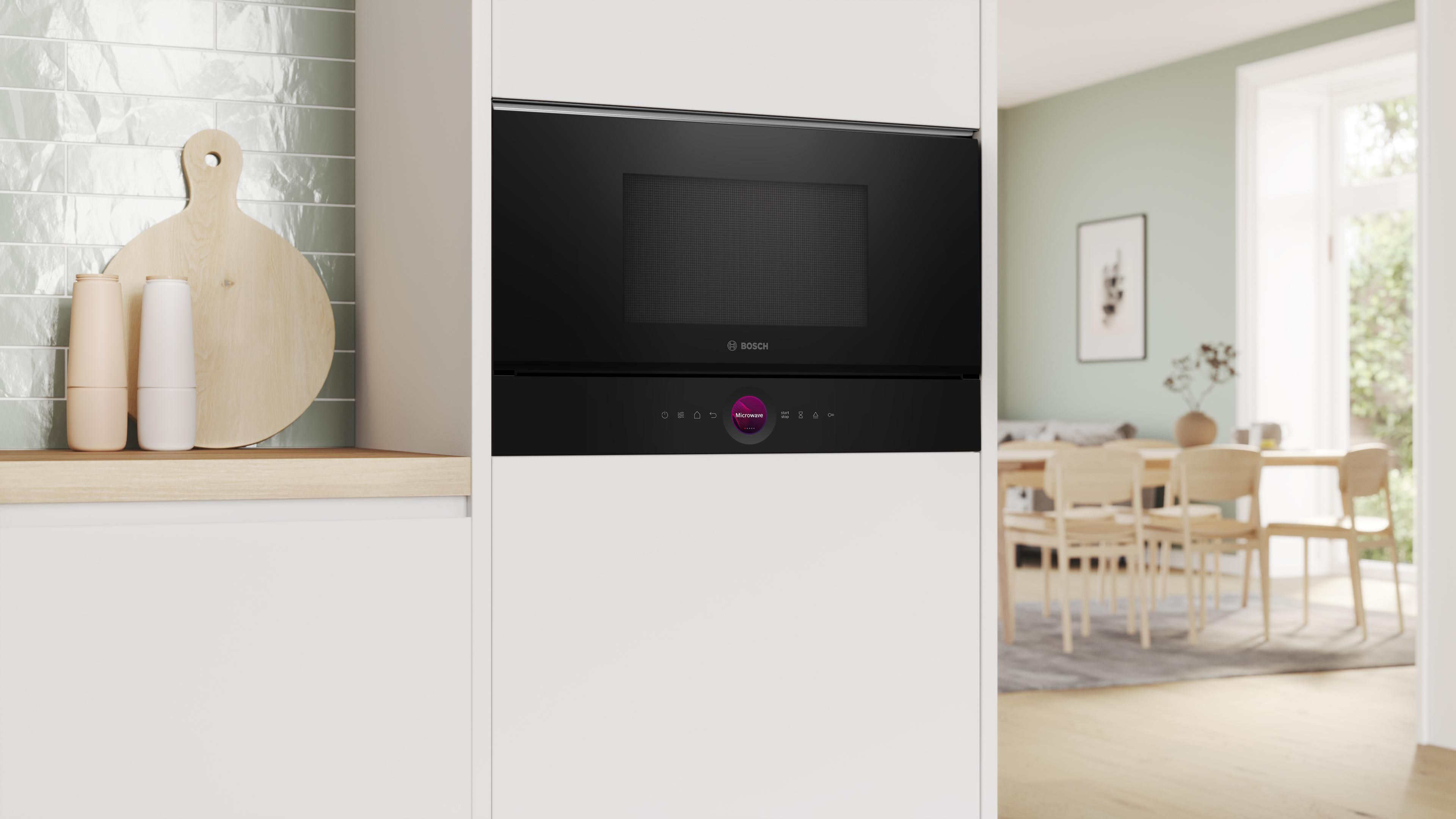 Lò vi sóng âm tủ kèm nướng Bosch BEL7321B1 - Series 8