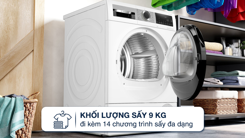 Máy sấy bơm nhiệt Bosch 