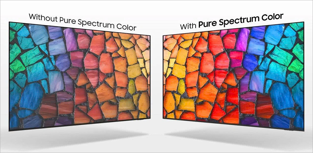 Dải màu sắc siêu rộng Tivi Samsung Mini LED 4K 55 Inch UA55M80HA