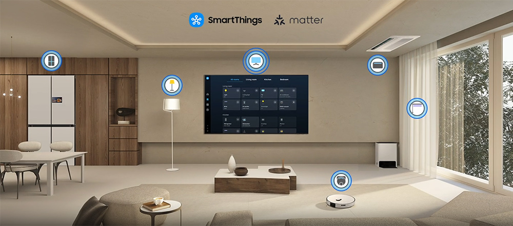 Ứng dụng SmartThings Tivi Samsung 4K 65 Inch UA65U8500H