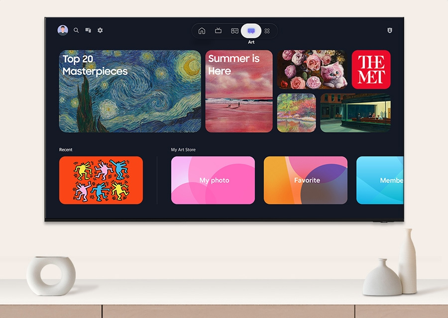 Thư viện Art Store Tivi Samsung Micro RGB 4K 75 Inch MRA75R95HX