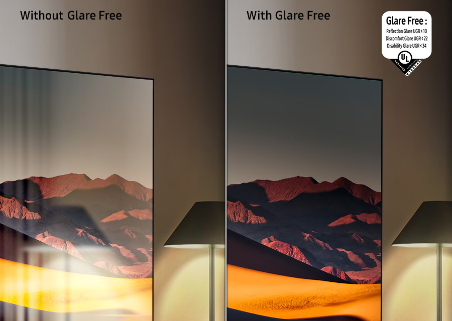 Màn hình chống chói Glare Free Tivi Samsung Micro RGB 4K 85 Inch MRA85R95HX