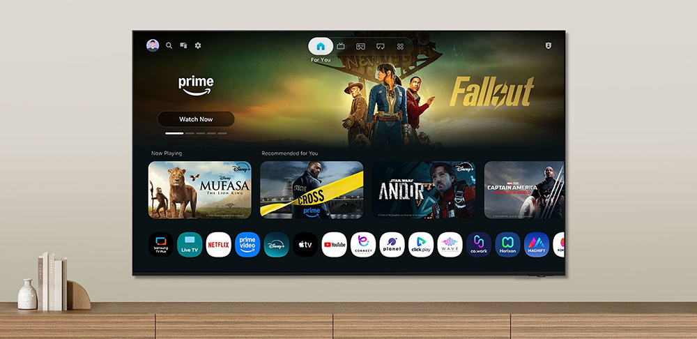 Hệ điều hành One UI Tizen Tivi Samsung Neo QLED 4K 55 Inch QA55QN80HA