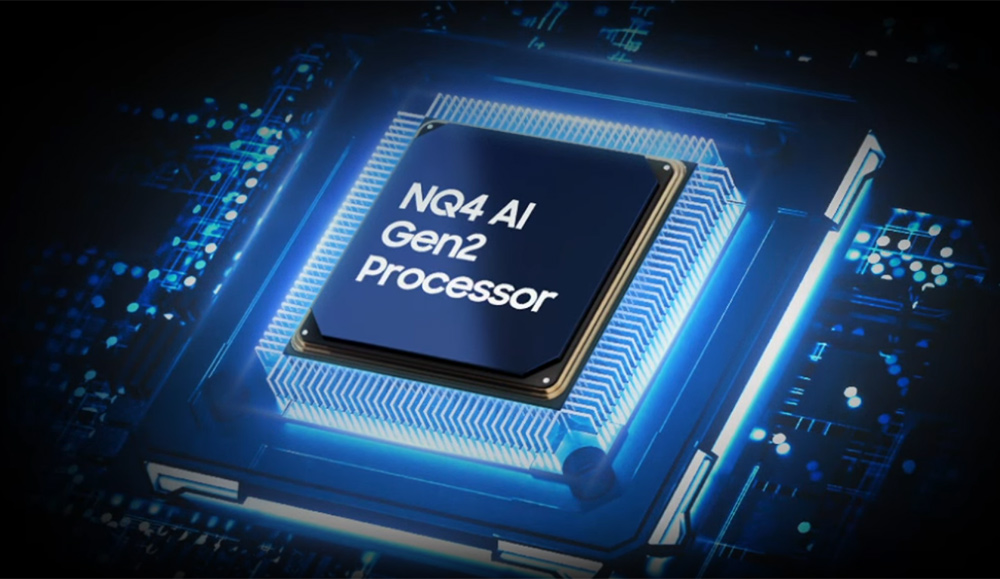 Bộ xử lý AI NQ4 thế hệ 2 Tivi Samsung Neo QLED 4K 55 Inch QA55QN80HA