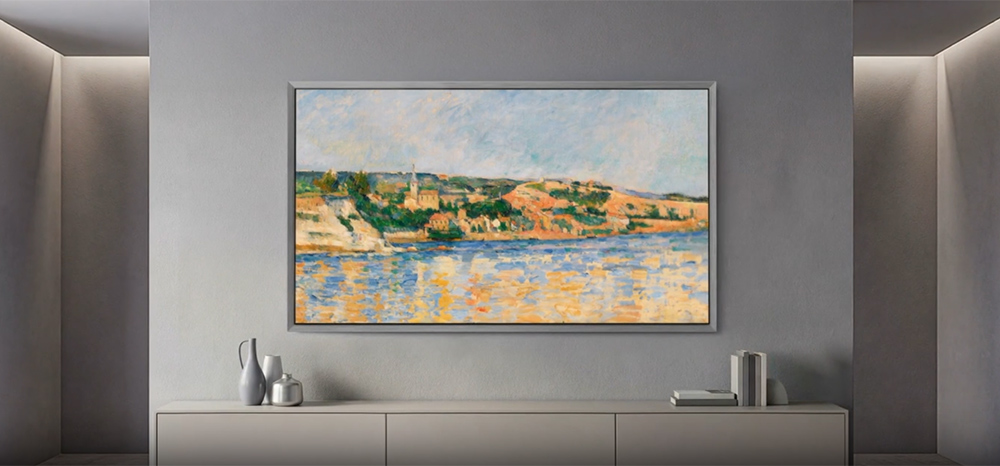 Thiết kế FloatLayer Tivi Samsung OLED 4K Vision AI 77 Inch QA77S95HX