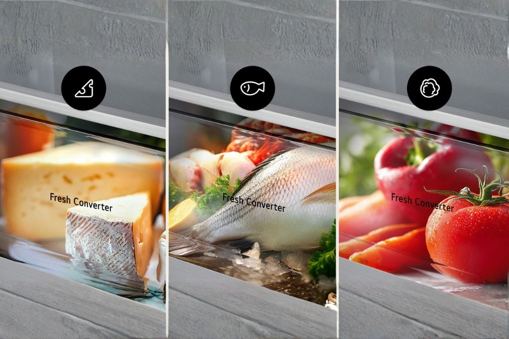 Ngăn chuyển đổi - Tủ lạnh LG Inverter 502 lít Multi Door F50BG