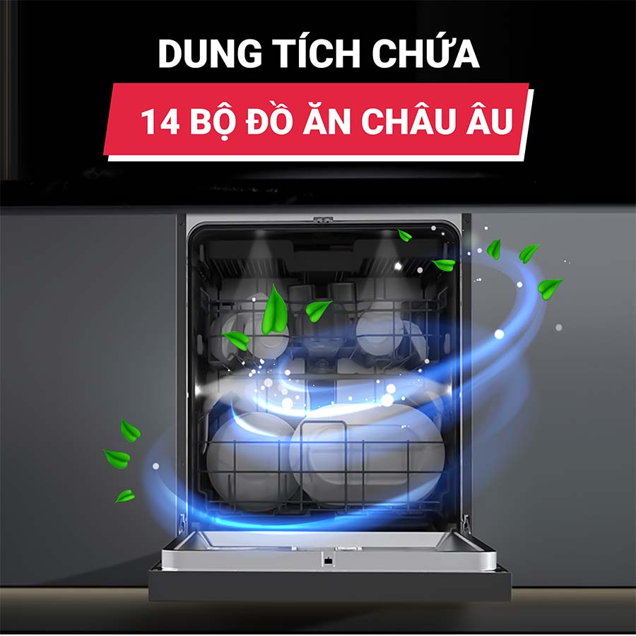 Máy rửa bát 14 bộ Hafele HDW-F601G 535.29.592