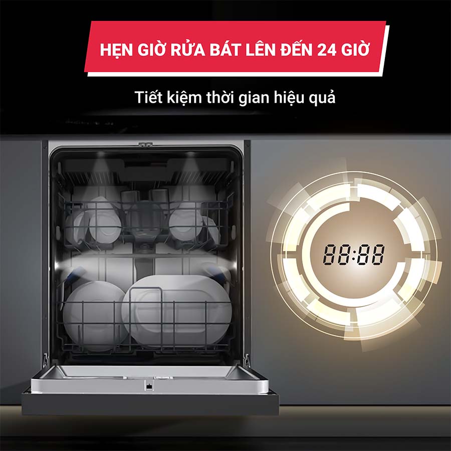 Máy rửa bát 14 bộ Hafele HDW-F601G 535.29.592