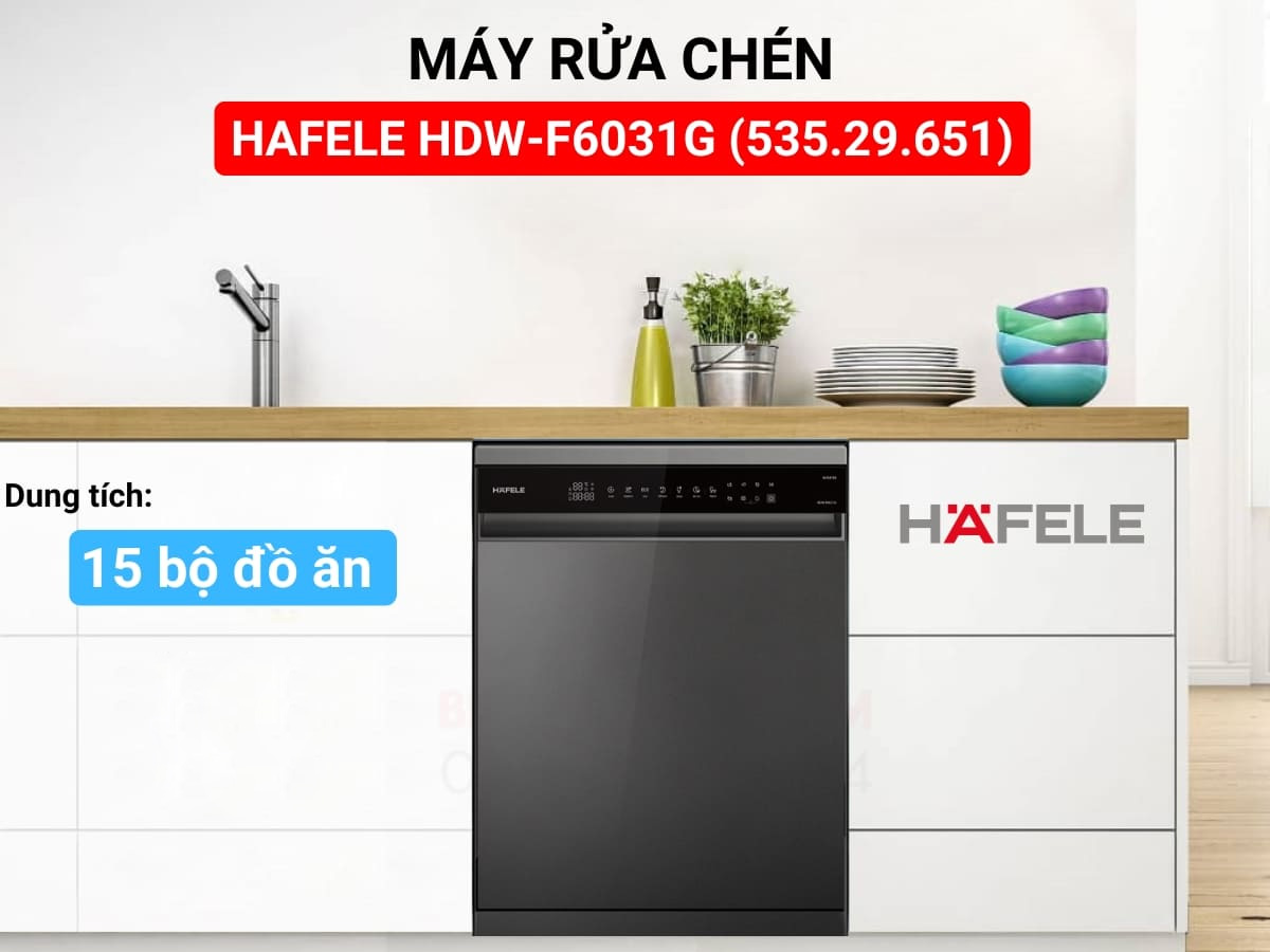 Máy rửa chén độc lập Hafele HDW-F6031G(535.29.651)