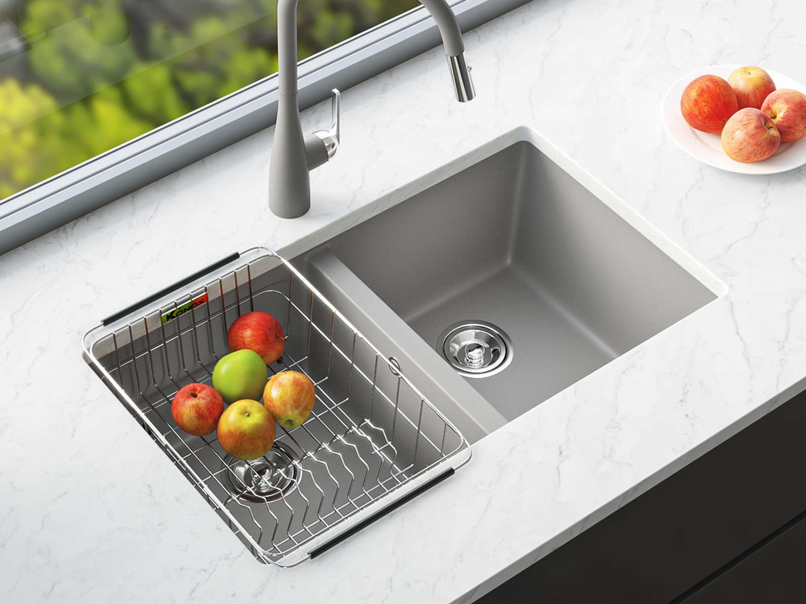 Chậu rửa bát Konox Granite Sink Veloci 760D