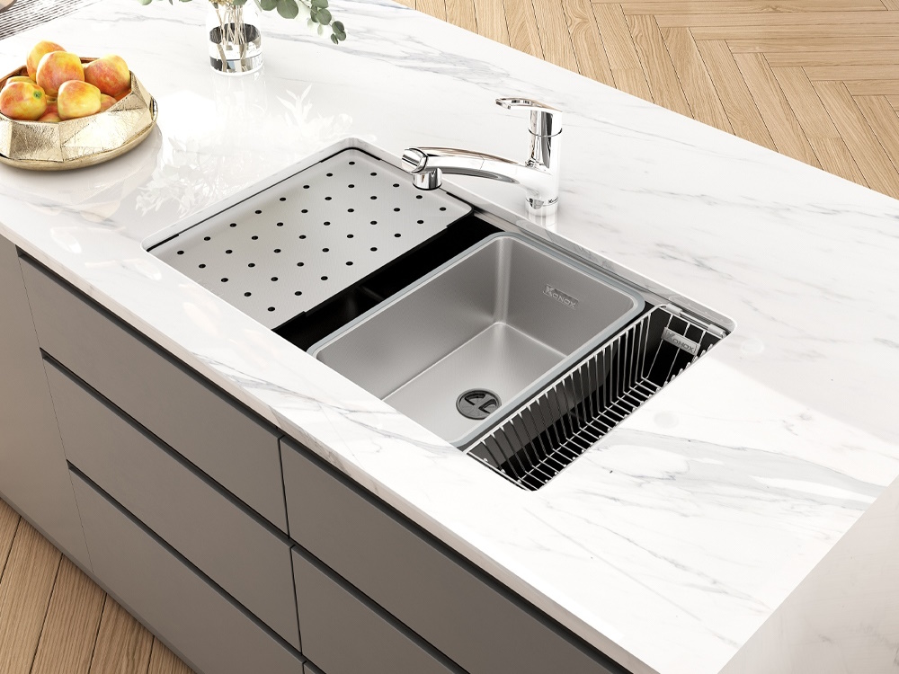Konox Workstation Sink Dekor 8044SU 