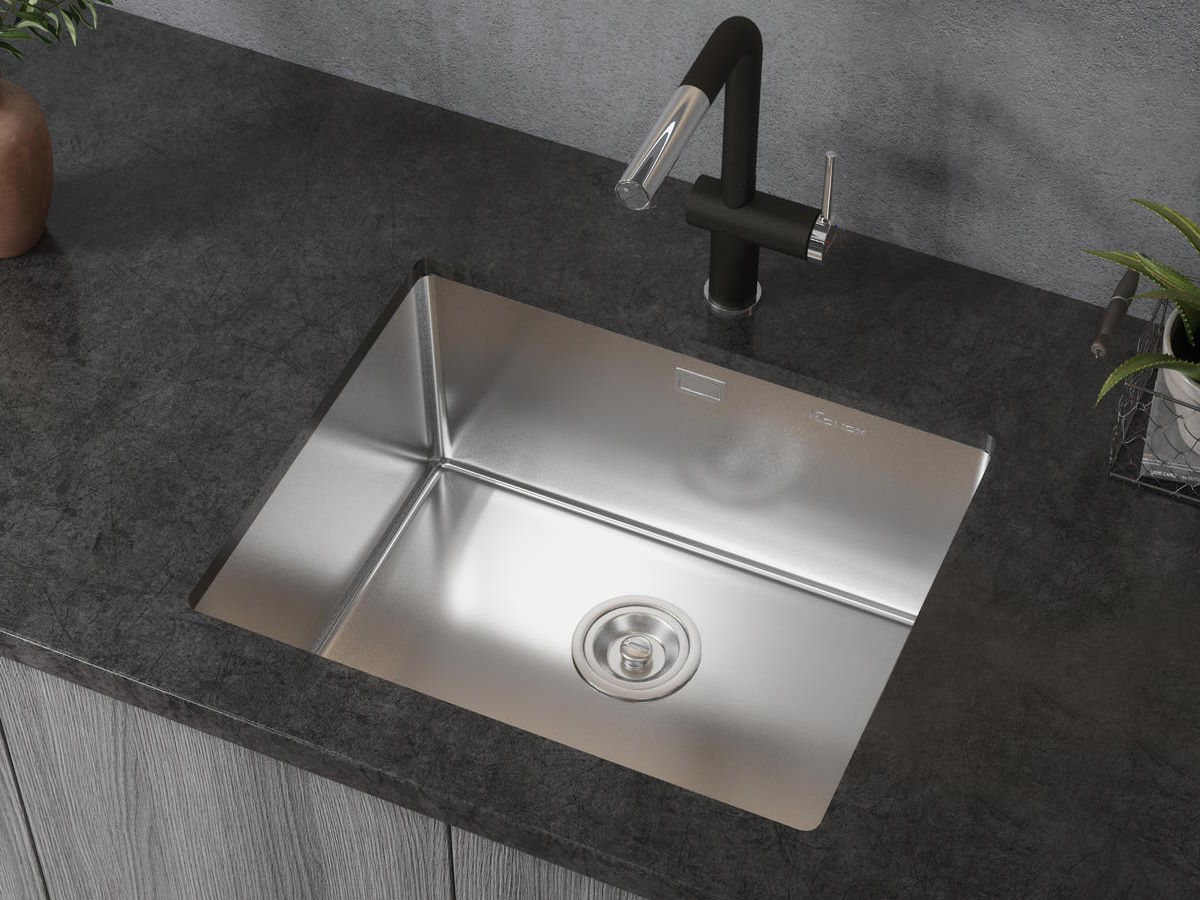Chậu rửa bát Konox phong cách Nhật bề mặt mịn Tari 500SM