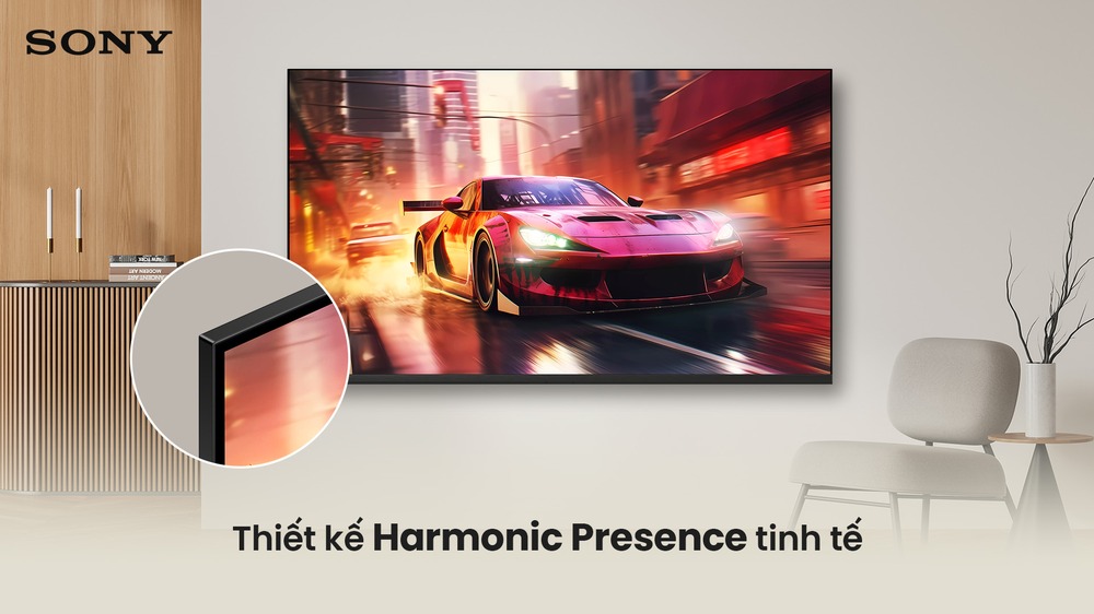 Thiết kế Sony Google Smart TV BRAVIA 3 II K-100XR30M2