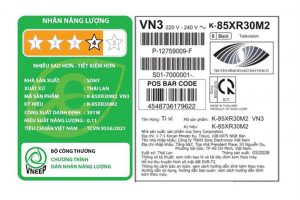 Google Tivi Sony 4K 85 inch K 85XR30M2