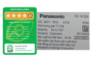 Máy giặt Panasonic Inverter 11.5 kg NA-FJ115X1BV