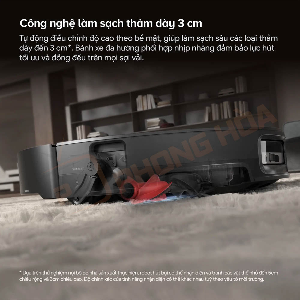 Xử lý thảm dày đến 3cm
