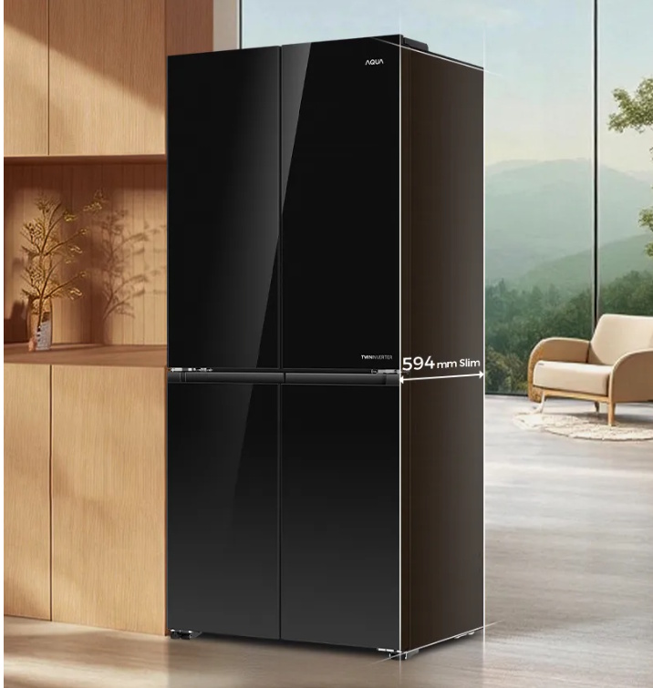 Tủ lạnh Aqua Inverter AQR-MA570XA(GB)U1 