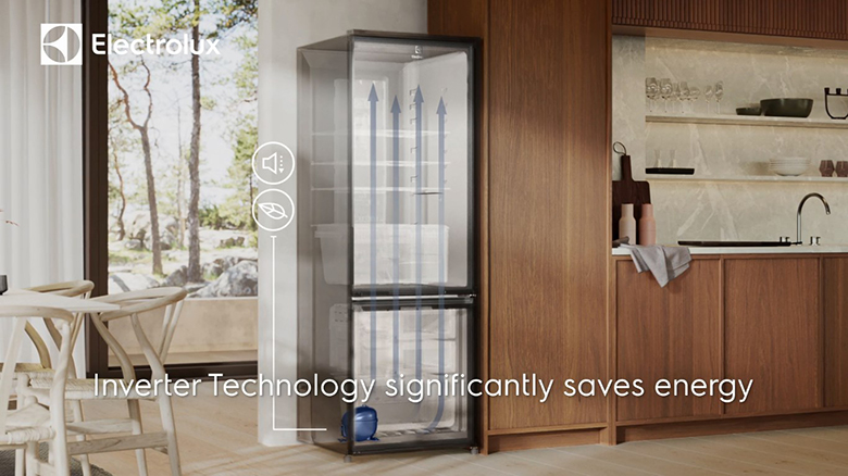 Tủ lạnh Electrolux EBM3442L-B tiết kiệm điện thông minh