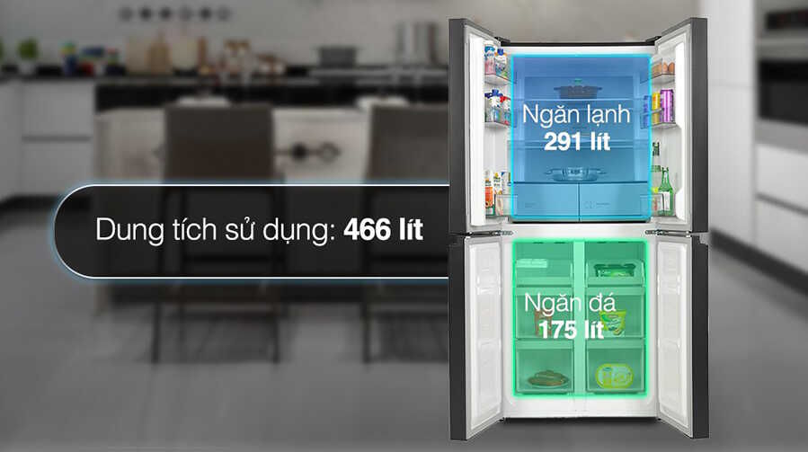 Tủ lạnh Hitachi Inverter HR4N7522DSGBVN