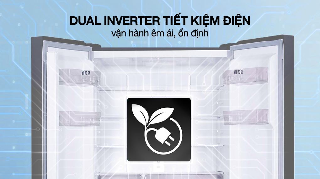 Tủ lạnh Sharp Inverter Multi Door 421 lít SJ-FXP510V-MG - Công nghệ tiết kiệm điện
