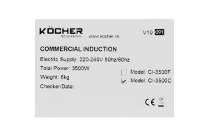 Bếp từ công nghiệp Kocher CI-3500C 3500W