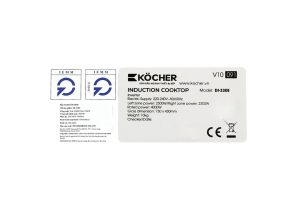 Bếp từ đôi âm Kocher DI-330E 4000W