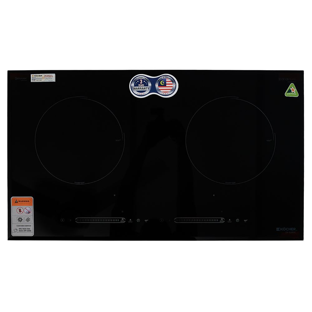 Bếp từ đôi âm Kocher DI-628SE 4000W - Thiết kế sang trọng, hiện đại