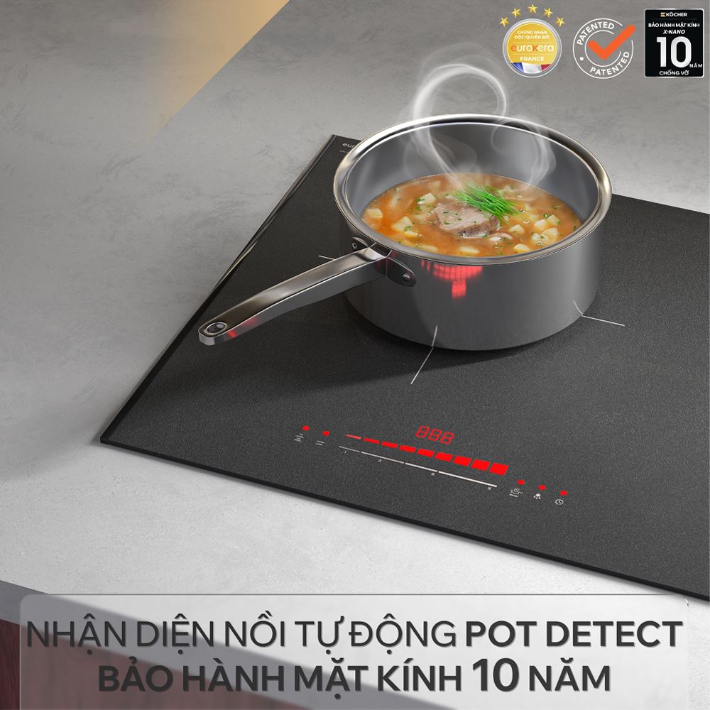 Tính năng nhận diện nồi tự động