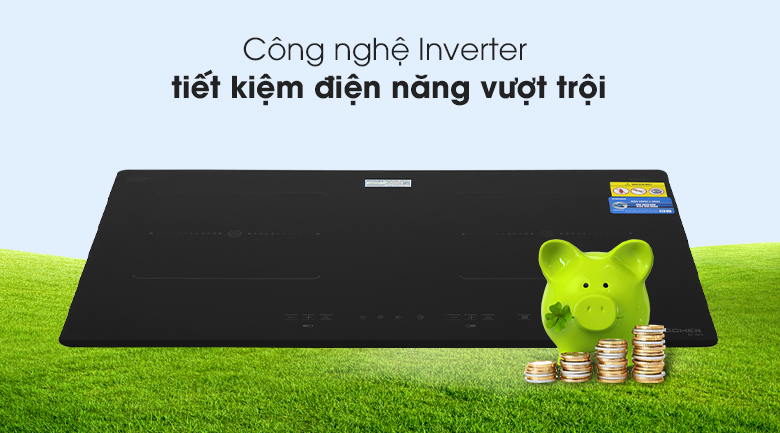 Công nghệ Inverter Bếp từ hồng ngoại Kocher EI-633