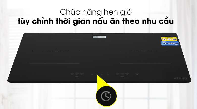 Chức năng hẹn giờ Bếp từ hồng ngoại Kocher EI-633