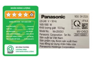 Máy giặt Panasonic Inverter 10 kg NA-20VDG1BVT