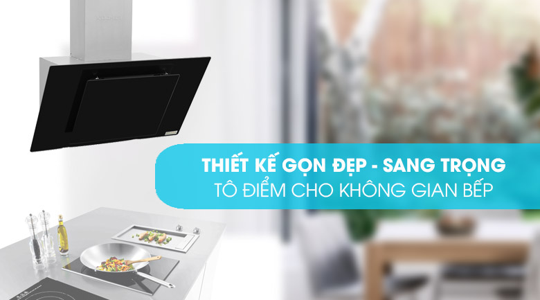 Thiết kế sang trọng - Máy hút mùi áp tường Kocher K-2080V
