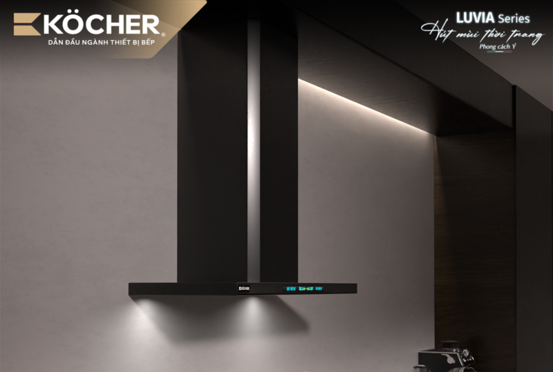 MÁY HÚT MÙI LUVIA BLACK MATTE | 70CM