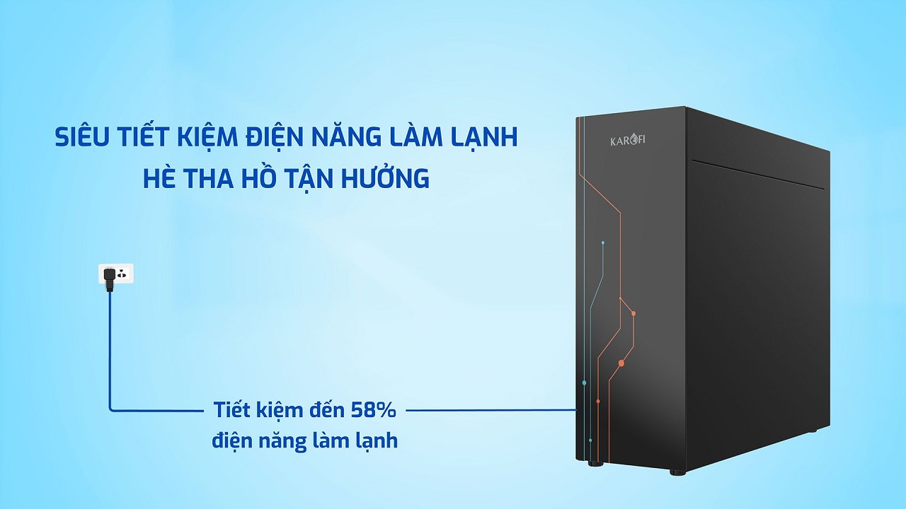 Máy làm nóng lạnh Karofi KAO-T90 tiết kiệm điện