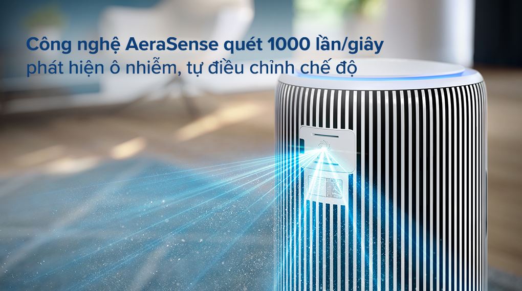 Máy lọc không khí Philips AC3420/10 43W - Công nghệ AeraSense