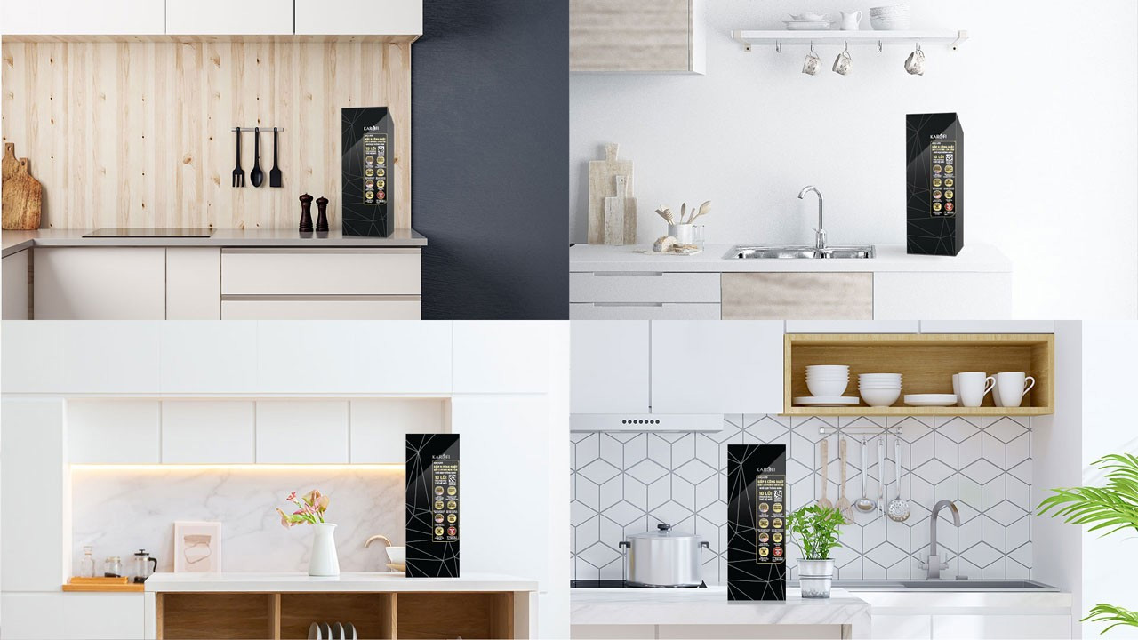 Máy lọc nước KAQ-U99 được thiết kế không bình áp, nhỏ gọn