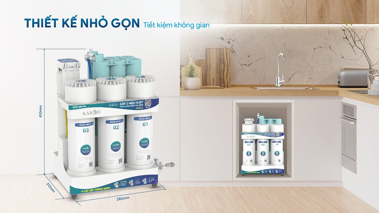 Máy lọc nước RO Karofi KAQ-U96 Pro