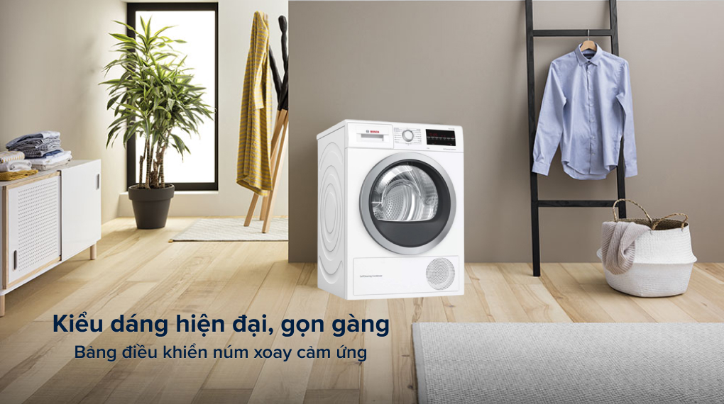 Máy sấy Bosch WQG24200SG TGB - Thiết kế