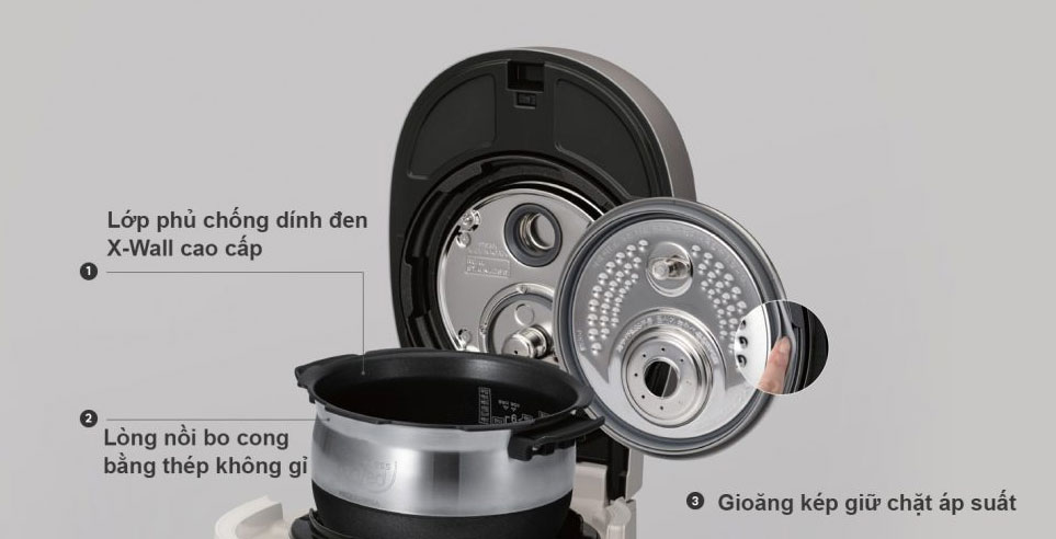 Nồi cơm điện áp suất cao tần 