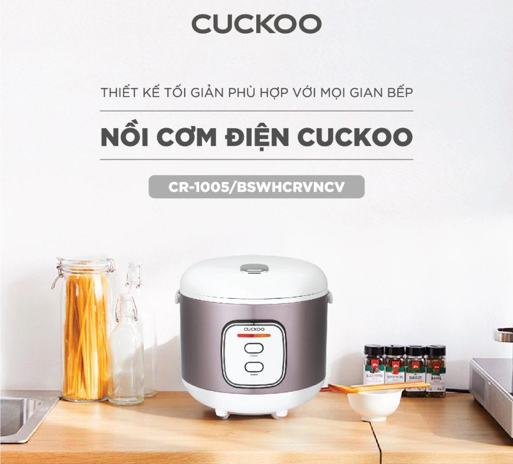 Nồi cơm điện Cuckoo CR-1005/BSWHCRVNCV 1.8L
