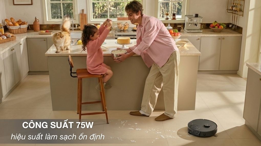 Công suất và độ ồn - Robot hút bụi lau nhà Dreame D30 Ultra