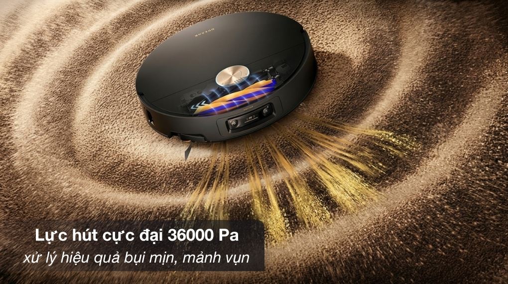 Lực hút 36000 Pa - Robot hút bụi lau nhà Dreame X60 Ultra